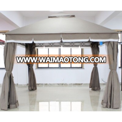 Steel Frame gazebo with polyester for cover and sidewall