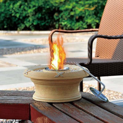 Indoor Outdoor Fire Pit Tabletop Portable Fire Bowl Pot Bio Ethanol Fireplace