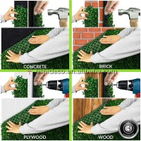 Outdoor Artificial Green Plant Wall System For Garden Decoration