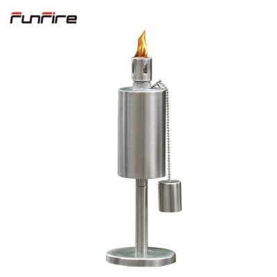 Stainless Steel Outdoor Torches  Metal Patio Citronella Torch